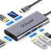 7 In1 Usb-c to 3.0 Hub Hdmi Card Reader Thunderbolt Adapter