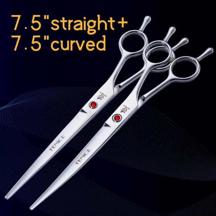 7 7.5 8 Inch Professional Pet Dogs Grooming Scissors Set