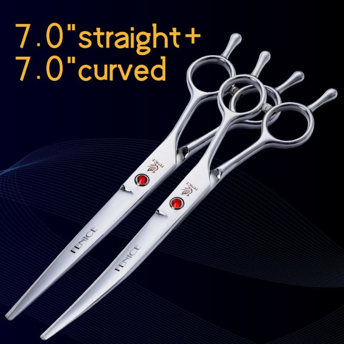 7 7.5 8 Inch Professional Pet Dogs Grooming Scissors Set