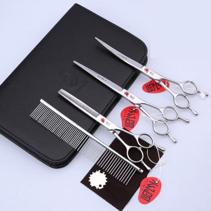 7 7.5 8 Inch Professional Pet Dogs Grooming Scissors Set