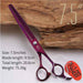 7 7.5 8 Inch Professional Purple Pet Scissors Thinning