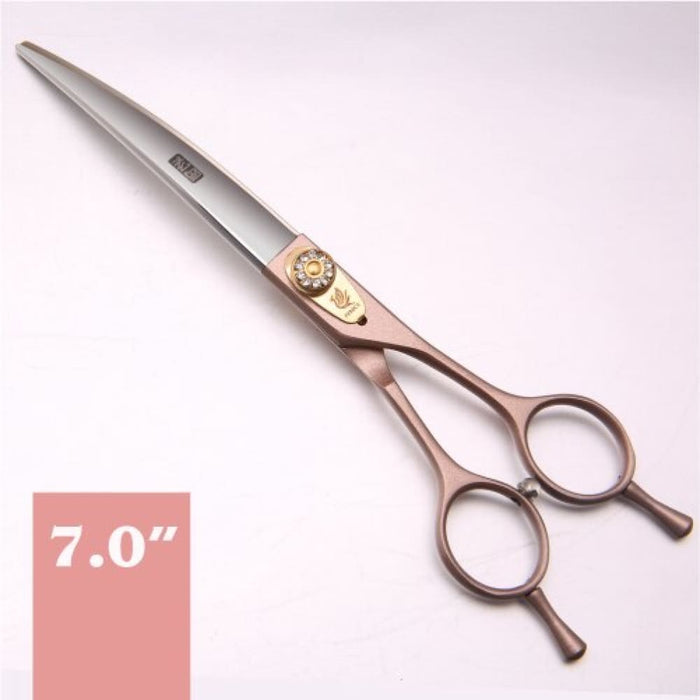 7 7.5 8 Inch Pet Scissors for Dogs Grooming Curved Shears