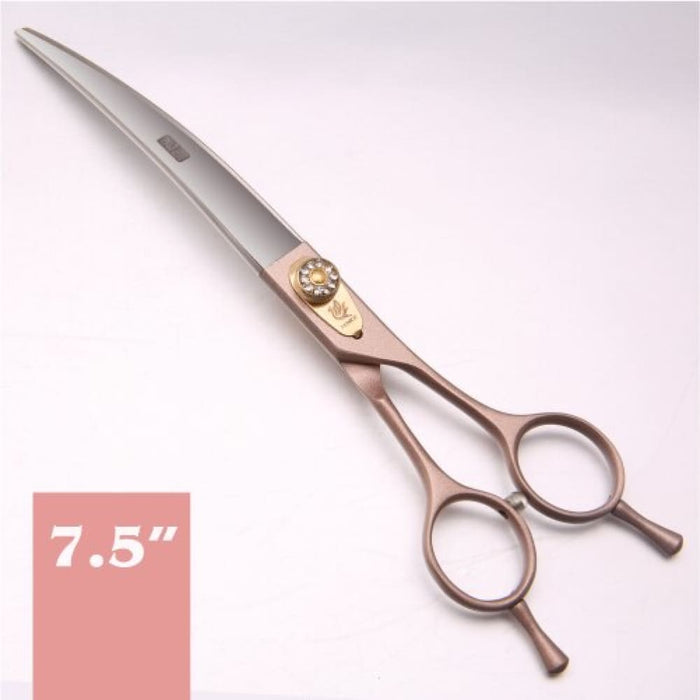 7 7.5 8 Inch Pet Scissors For Dogs Grooming Curved Shears