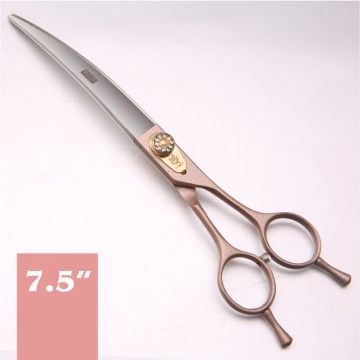 7 7.5 8 Inch Pet Scissors for Dogs Grooming Curved Shears