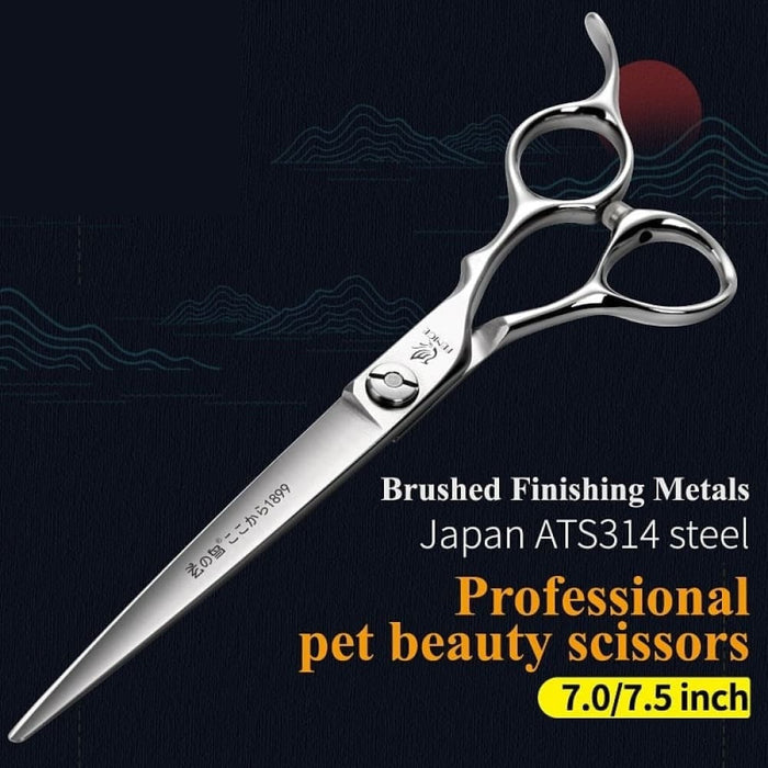 7 7.5 Inch Ats314 Steel Dog Grooming Scissors For Pet