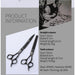 7 7.5 Inch Professional Black Pet Scissors Set for Dog