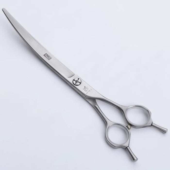 7.5 Inch Stainless Steel Curved Blade Scissors Upward Pet