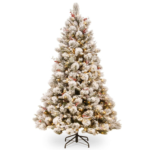 7.5foot 229cm Snowy Bedford Christmas Tree 1012 Tips 800