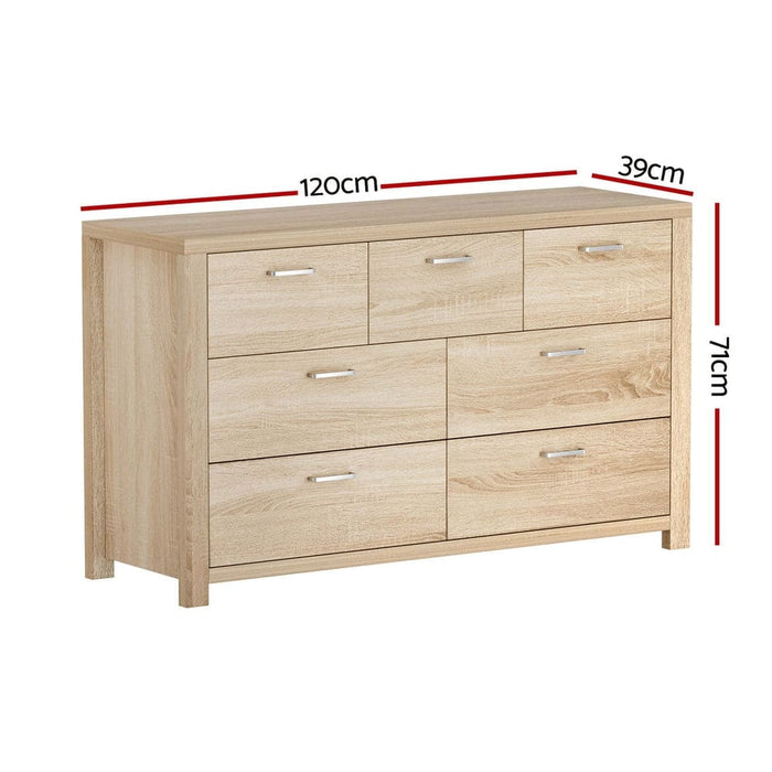 7 Chest of Drawers - Maxi Pine