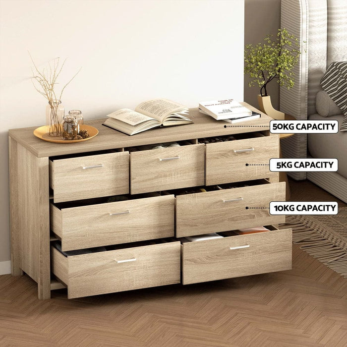 7 Chest of Drawers - Maxi Pine