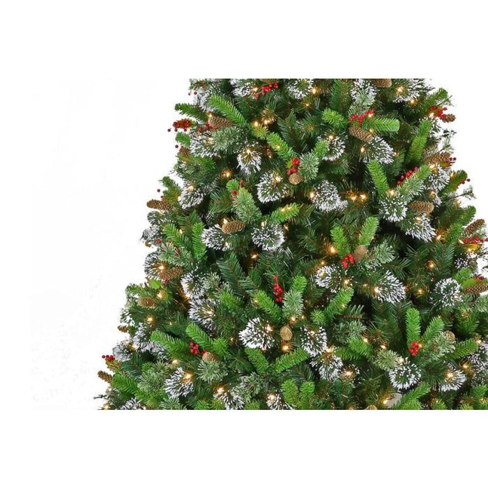 7.5ft Christmas Tree With Twinkle Lights - Wintry Pine