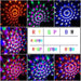 6w 7 Colour Rgb Remote Led Crystal Magic Ball Dj Disco
