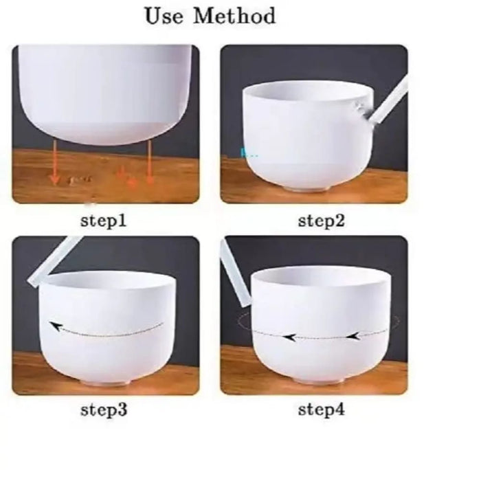 7 Inch 432hz/440hz b Note Purple Lotus Crown Crystal