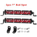 7’ 30w Offroad Led Work Light Bar Motorcycle 4x4 4wd Suv