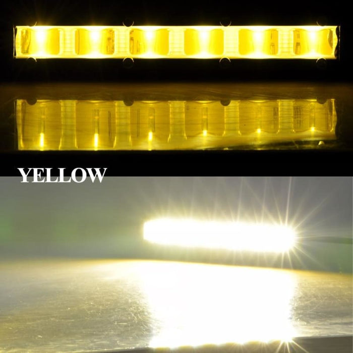 7’ 30w Offroad Led Work Light Bar Motorcycle 4x4 4wd Suv