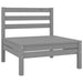 7 Piece Garden Lounge Set Solid Pinewood Grey Tbnxlak