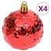 70 Piece Christmas Bauble Set Gold and Red Ttbbnn