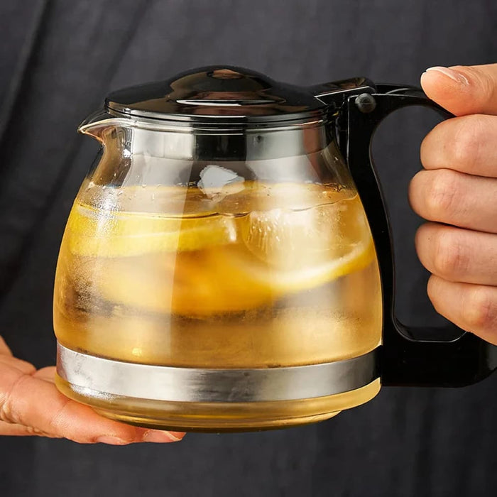 700/2600ml Glass Fruit Teapot with Handle