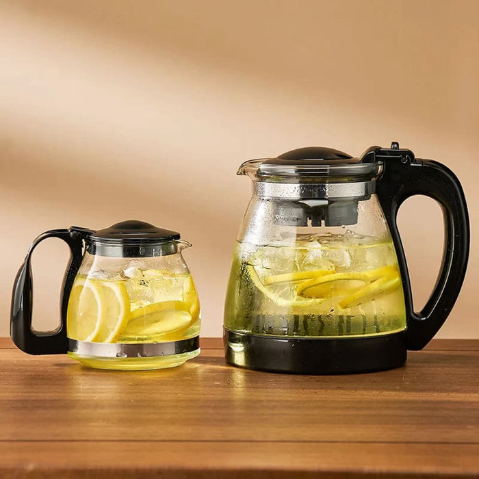 700/2600ml Glass Fruit Teapot with Handle