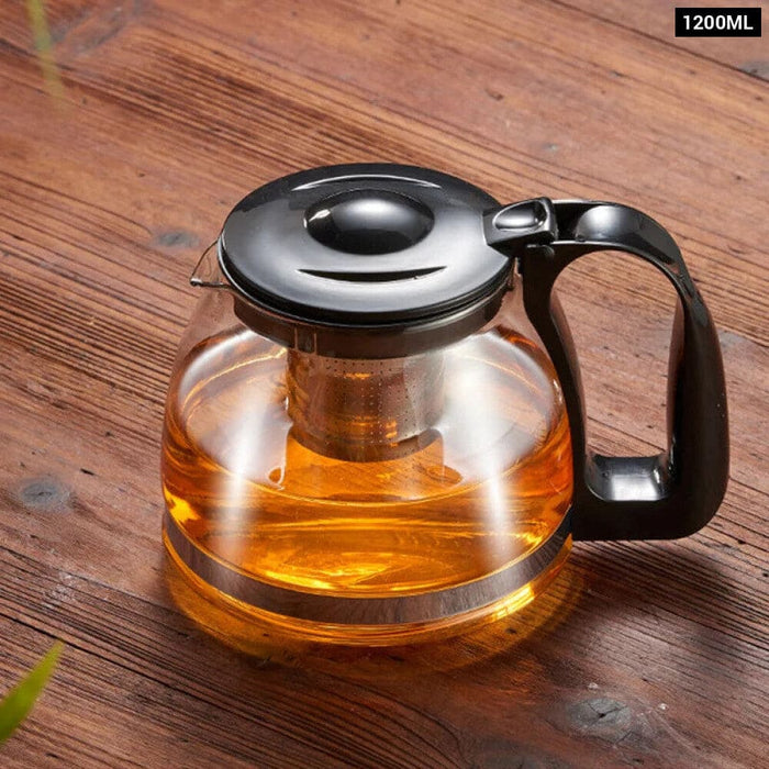 700/2600ml Glass Fruit Teapot with Handle