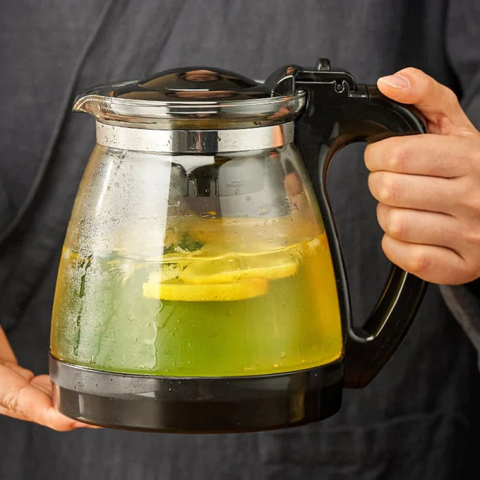 700/2600ml Glass Fruit Teapot with Handle