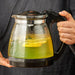 700/2600ml Glass Fruit Teapot with Handle