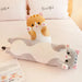70cm Cute Long Cat Plush Toy Soft Stuffed Nap Doll