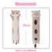 70cm Cute Long Cat Plush Toy Soft Stuffed Nap Doll