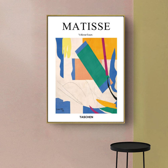 70cmx100cm Abstract Colour by Henri Matisse Gold Frame