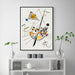 70cmx100cm Delicate Tension by Wassily Kandinsky Black
