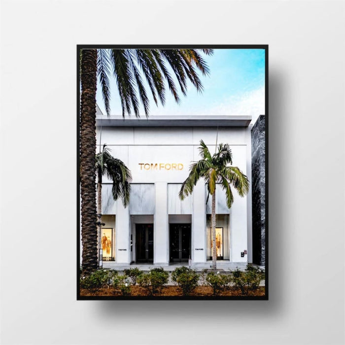 70cmx100cm Tom Ford Black Frame Canvas Wall Art