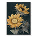 70cmx100cm Sunflowers Black Frame Canvas Wall Art