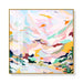 70cmx70cm Abstract Pink Mountain Hand Painted Style Gold