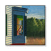 70cmx70cm Cape Cod Morning by Edward Hopper Black Frame