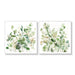 70cmx70cm Sage Garden by Carol Robinson 2 Sets White Frame