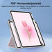 720 Rotation Magnetic Painted Leather Smart Tablet Case