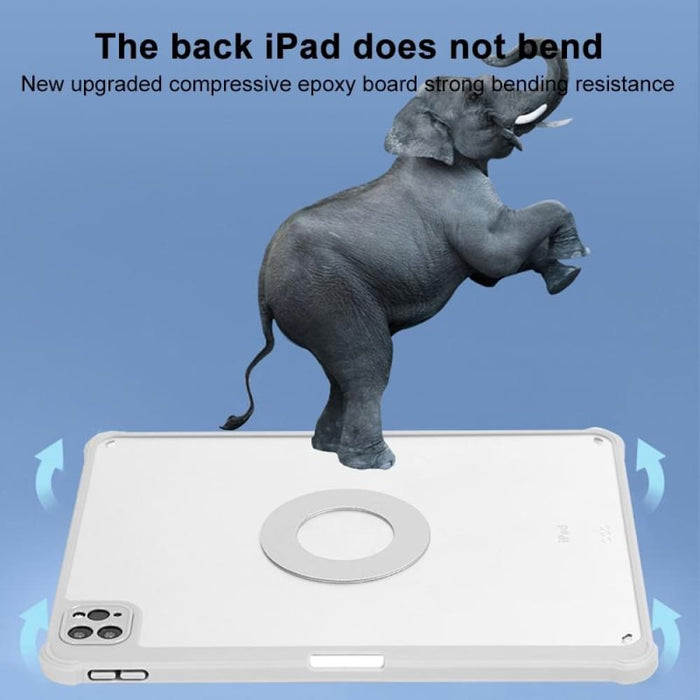 720 Rotation Magnetic Painted Leather Smart Tablet Case