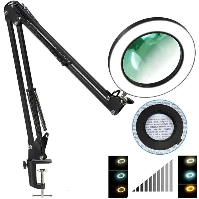 72led Illuminated Magnifier Usb 3 Colours Led Magnifying