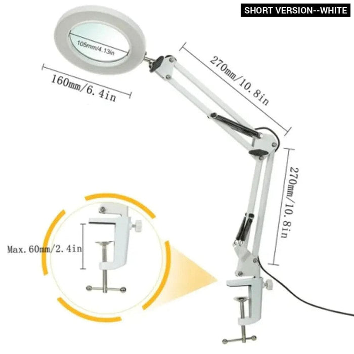 72led Illuminated Magnifier Usb 3 Colours Led Magnifying