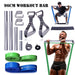 74 96cm Heavy Duty Exercise Bar with Large Hook