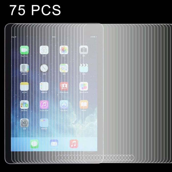 75 Piece 0.4mm Tempered Glass Film For Ipad 2/3/4