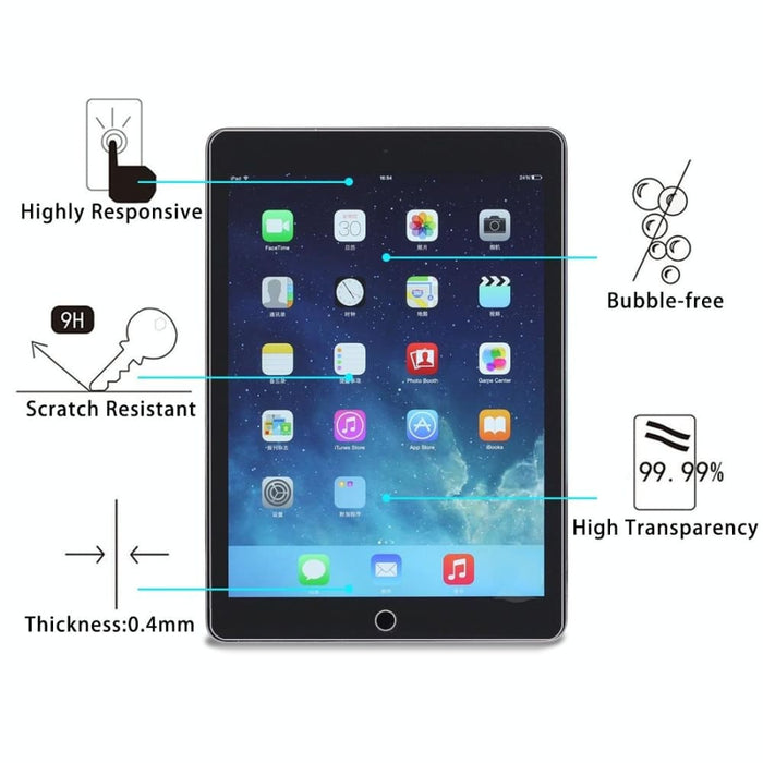 75 Piece 0.4mm Tempered Glass Film For Ipad 2/3/4