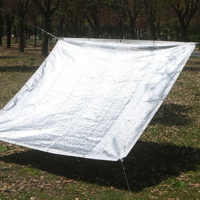 75% Shading Rate Aluminum Foil Sunshade Net Garden Balcony