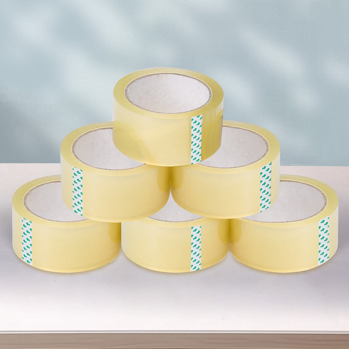 Goslash Picks 6 Rolls Packing Packaging Tape 45Mmx75M