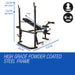 7in1 Weight Bench Press Multi-station Home Gym Leg Curl
