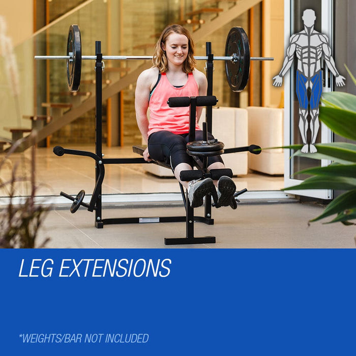 7in1 Weight Bench Press Multi-station Home Gym Leg Curl