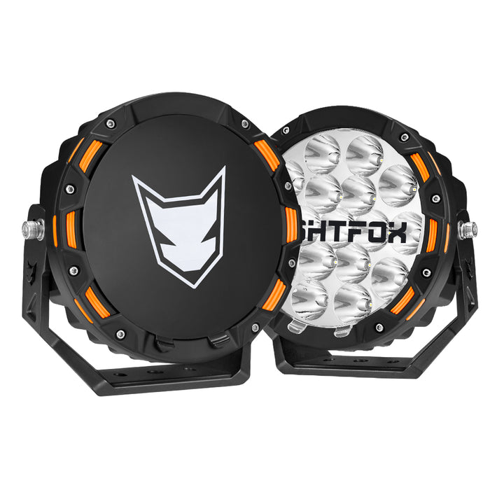 7Inch Led Driving Lights Round Spotlights Offroad Truck Headlights