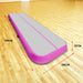 7m x 1m Air Track Inflatable Gymnastics Mat Tumbling - Grey