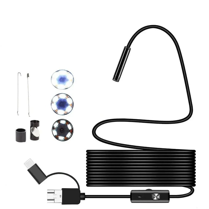 7mm 3 In 1 Android Endoscope Camera Waterproof Led