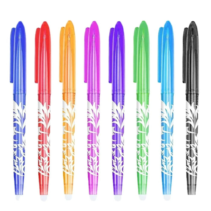 8/12 Pieces Multi Colour Erasable Gel Pens 0.5mm Kawaii
